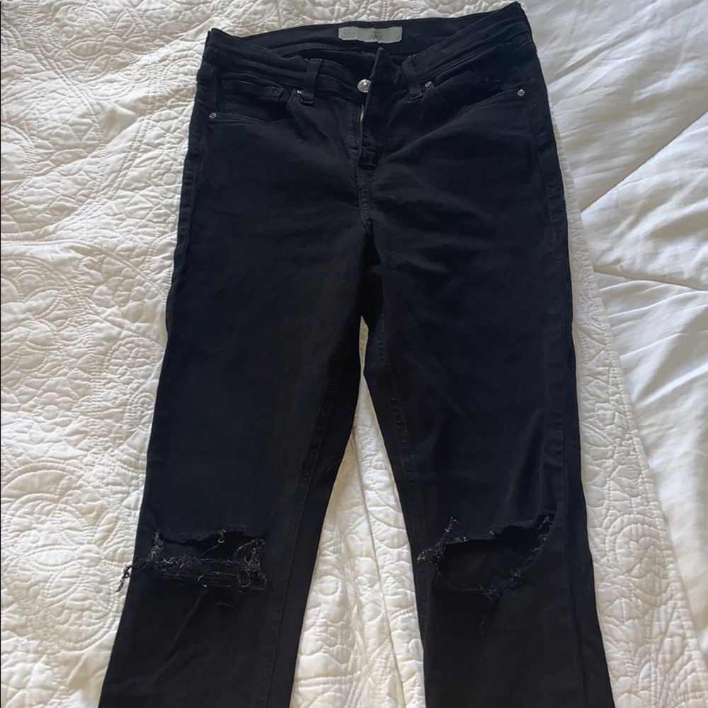 Top shop Jamie black jeans size 28